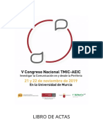 Congreso TMIC-AEIC-Libro de actas