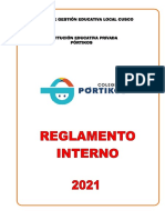 Reglamento Interno General 2021 Colegio Portikos