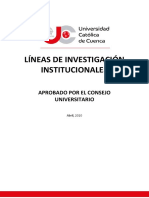 1. Líneas de Investigación Institucionales