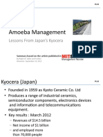 Amoeba Management: Lessons From Japan's Kyocera