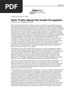 01-29-08 AlterNet-Dark Truths About The Israeli Occupation B