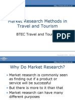 Market Research Methods in Travel and Tourism