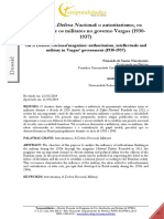 NASCIMENTO ELÍBIO JR. A Revista A Defesa Nacional - o Autoritarismo, Os Intelectuais e Os Militares No Governo Vargas (1930