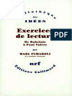 Exercices de Lecture, De Rabelais à Paul Valéry ( PDFDrive )