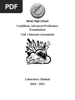 AutoRecovery Save of BHS - CAPE - Unit - 1 - Chemistry - Lab - Manual - 2020-2021