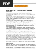01-31-08 Consortiumnews-GW Bush Is A Criminal, Like His Dad