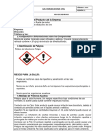 Aceite de Motor MSDS