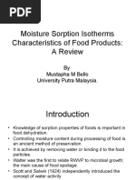Download Moisture Sorption Isotherms Characteristics of Food Products by Mustapha Bello SN50631952 doc pdf