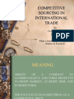 Comp. Sourcing For IntTrade