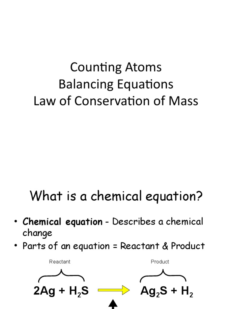 Balancing Chemical Equations Guide | PDF | Chemical Elements | Physics
