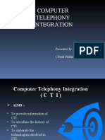 Computer Telephony Integration: Presented by