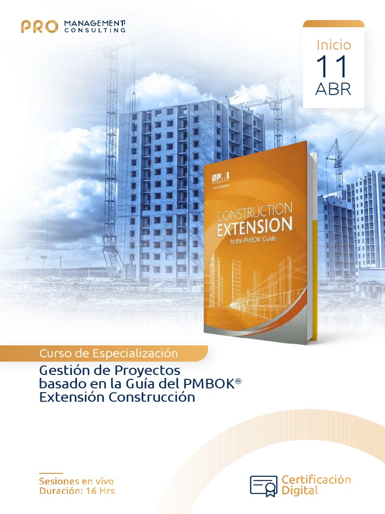 Inicio: Gestión de Proyectos Basado en La Guía Del PMBOK Extensión ...