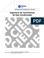 CIED PDVSA - Ingenieria de Yacimientos de Gas Condensado
