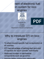 Development of Electronic Fuel Injection System For Loco Engines