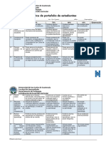 Portafolio Estudiantil Criterios A Calificar (Rúbrica)