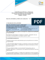 Guia de Actividades y Rúbrica de Evaluación - Unidad 2 - Tarea 3 - Aplicación