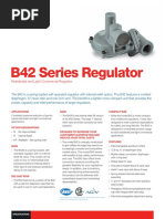 B42 Series Regulator: Residential and Light Commercial Regulator