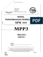 Kertas 1 Percubaan SPM MPP3 Terengganu 2020 - Soalan
