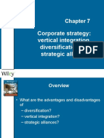 Corporate Strategy Options: Vertical Integration, Diversification & Alliances
