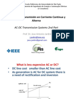 Sistemas de Transmisión en Corriente Continua y Alterna: AC-DC Transmission Systems 2nd Part