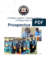 Prospectus 2021: Christian Leaders' Training College of Papua New Guinea