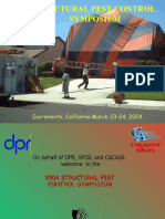 Structural Pest Control Symposium: Sacramento, California March 23-24, 2004