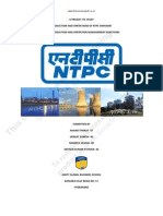 Download A Project on Production and Operation in NTPC by Royal Projects SN50633674 doc pdf