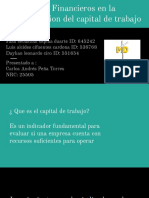 Indicadores Financieros en La Administración Del Capital de Trabajo