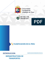 PLAN. DE INFR. - MODULO 1- SESION 1.2 PLANIFI E INFRA. VIAL