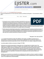 Compensación Económica - Caducidad - Violencia de Género - Unión Convivencial