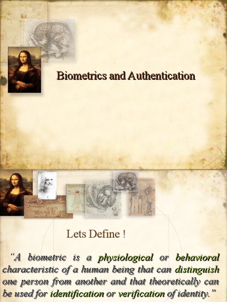 Understanding Biometrics for Authentication | PDF | Optics | Biometrics