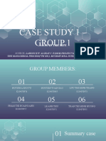 Case Study 1 - Group 1: A Day in The Life