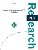Asphalt Pavement Analyzer (APA) Evaluation: Final Report