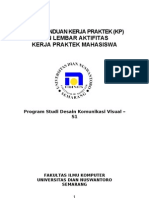 Download Buku Panduan Kerja Praktek 2011 DKV UDINUS by Annas Marzuki Sulaiman SN50636629 doc pdf