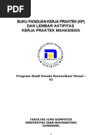 Download Buku Panduan Kerja Praktek 2011 DKV UDINUS by Annas Marzuki Sulaiman SN50636629 doc pdf