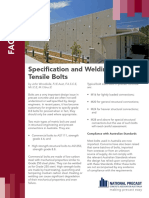 Specification and Welding High Tensile Bolts: by John Woodside, F.I.E.Aust, F.A.S.C.E, M.I.C.E, M.I.Struc.E