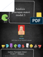 Analisis Penerapan Materi Modul 5 Bilangan