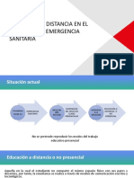 Ed a Distancia en La Emrgencia