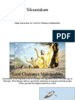 Siksastakam: Eight Instructions by Lord Sri Chaitanya Mahaprabhu