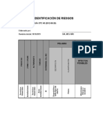 Matriz Identificación de Riesgos