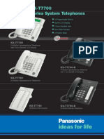 KX-T7700฀ Series฀System฀Telephones: 24-Button฀Speakerphone฀Telephone฀ with฀3-Line฀Backlit฀LCD฀Display