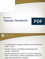 PDC VUMC Basic Signage Package Standard