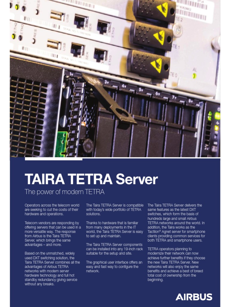 Taira Tetra Server The Power Of Modern Tetra Pdf Server Computing
