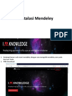 Instalasi Mendeley 2021 - 2