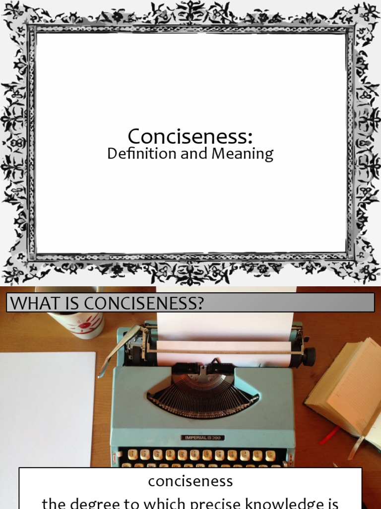 Conciseness: Definition and Tips | PDF | Career & Growth