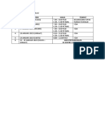 Jadual Latihan Sepak Takraw