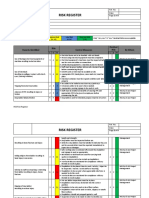 Risk Register: Ref. No: Date: Page 1 of 8