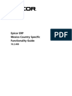 Epicor ERP Mexico Country Specific Functionality Guide