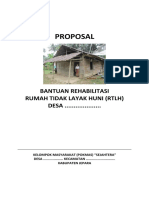 FORMAT PROPOSAL Kelompok RTLH Versi Perkim