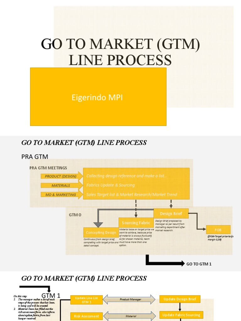 GTM Line Process | PDF | Microeconomics | Marketing